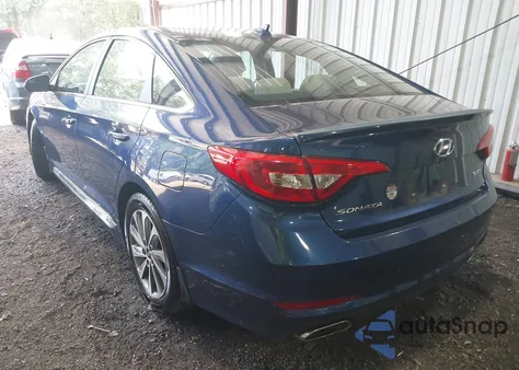 2017 Hyundai Sonata Sport из США, поврежденный, VIN 5NPE34AF1HH589551